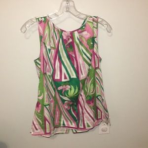 Sleeveless cotton shirt